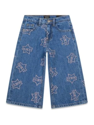 Guess Kids Spodnie materiałowe 180109 Niebieski Regular Fit