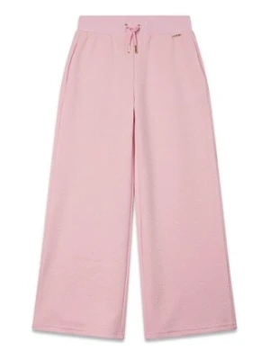 Guess Kids Spodnie materiałowe 180745 Różowy Regular Fit