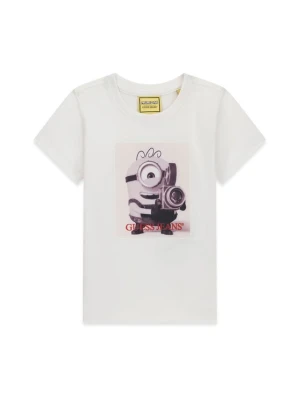 Guess Jeans T-Shirt N6YI27 K6651 Biały Regular Fit