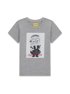 Guess Jeans T-Shirt N6YI27 K6651 Szary Regular Fit