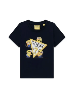 Guess Jeans T-Shirt N6YI28 K6652 Granatowy Regular Fit