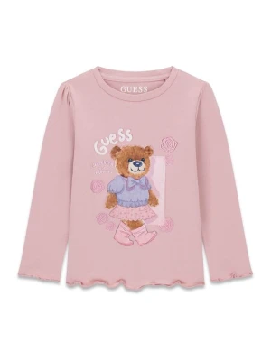 Guess Bluzka K6YI11 K3676 Różowy Regular Fit