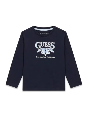 Guess Bluzka N6YI12 K3800 Granatowy Regular Fit