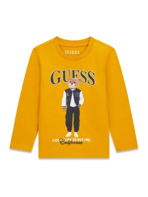 Guess Kids T-Shirt 184439 Pomarańczowy Classic Fit