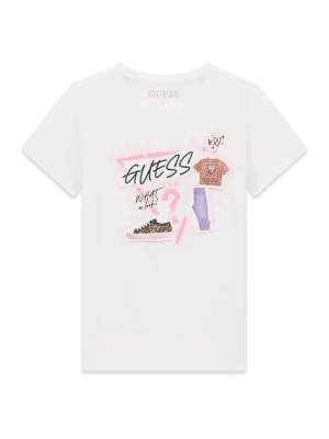 Guess Kids Tank top 183022 Biały Classic Fit