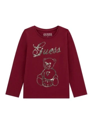 Guess Kids Top 179773 Czerwony Classic Fit