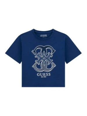 Guess Kids Top 180877 Niebieski Classic Fit