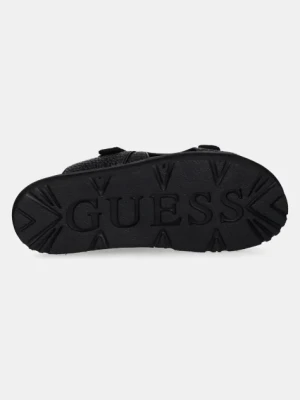 Guess klapki BAHAMAS męskie kolor czarny FMJBAH ELE03
