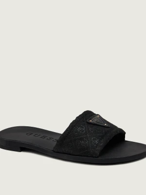 Guess Klapki Elysone czarny
