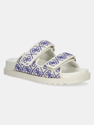 Guess klapki FADELIZA damskie kolor beżowy FLJFDZ FAB19
