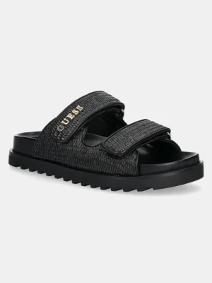 Guess klapki FADELIZE damskie kolor czarny FLJFDE FAP19