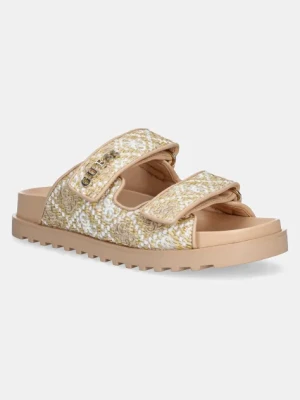 Zdjęcie produktu Guess klapki FADELIZZ damskie kolor beżowy FLJFZZ FAB19