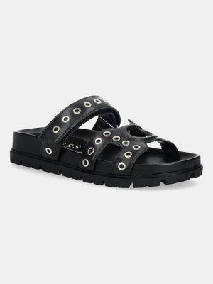 Guess klapki FASHIE czarny