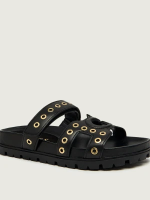 Guess Klapki FASHIE czarny