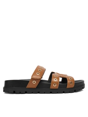 Guess Klapki FLPFAS ELE03 Brązowy
