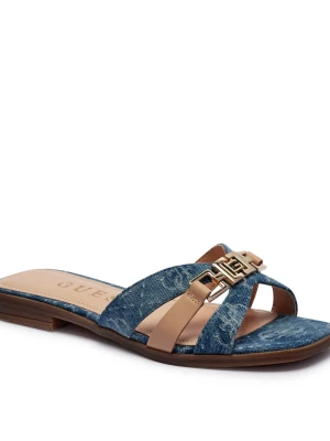 Zdjęcie produktu Guess Klapki LADY JRONE5 | z dodatkiem skóry niebieski