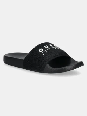 Guess klapki TOKYOM męskie kolor czarny FMJTOM FAB19