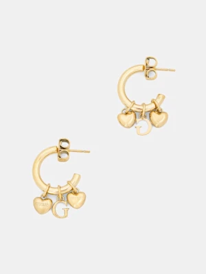 Guess kolczyki damskie ze stali nierdzewnej G TALISMAN