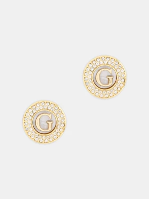 Guess kolczyki damskie ze stali nierdzewnej G TALISMAN