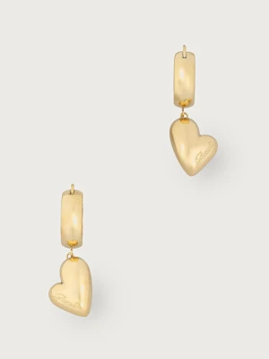 Guess kolczyki damskie ze stali nierdzewnej GOLDEN LOVE
