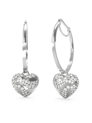 Guess Kolczyki JUBE04 505JW Srebrny