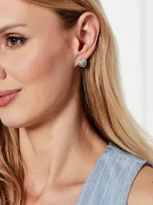 Guess Kolczyki PAVE HEART
