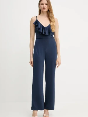 Guess kombinezon ALICE kolor granatowy z dekoltem w szpic W5GD72 KBAC2