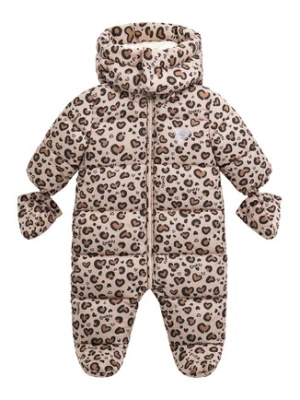 Guess Kombinezon zimowy H5BW00 WCFM0 Brązowy Regular Fit