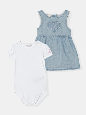 Guess komplet bawełniany niemowlęcy 2-pack