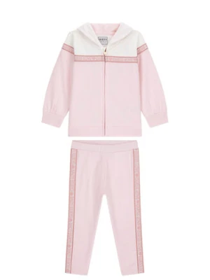 Guess Komplet bluza i legginsy K6RG00 KA6R4 Różowy Regular Fit