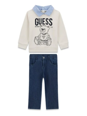 Guess Komplet bluza i spodnie materiałowe N6RG06 K82T0 Kolorowy Regular Fit