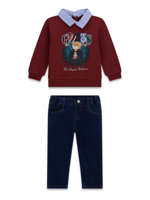 Guess Komplet bluza i spodnie materiałowe N6YG07 K5170 Kolorowy Regular Fit