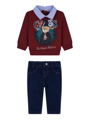 Guess Komplet bluza i spodnie materiałowe N6YG07 K5170 Kolorowy Regular Fit