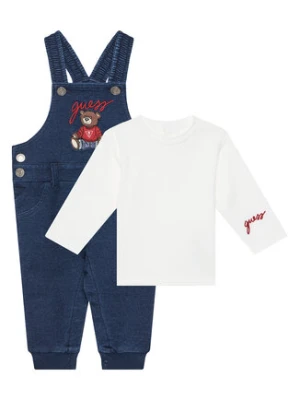 Guess Komplet bluzka i spodnie I5YG10 K6YW1 Biały Regular Fit