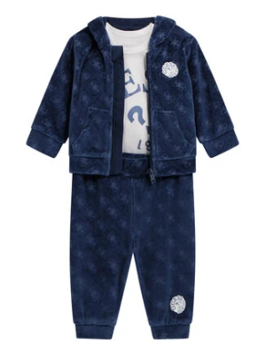 Guess Komplet dresowy H5BW02 KAVN4 Granatowy Regular Fit