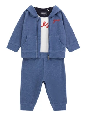 Guess Komplet dresowy P5YG07 KCZ10 Niebieski Regular Fit