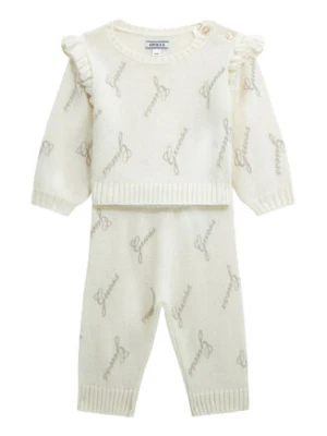 Guess Komplet dziecięcy A5BG12 Z0870 Écru Regular Fit