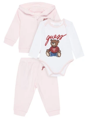 Guess Komplet dziecięcy H5YW12 KA6W4 Różowy Regular Fit