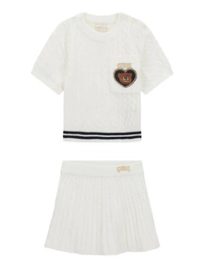 Guess Komplet dziecięcy K6RG08 Z37L1 Biały Regular Fit