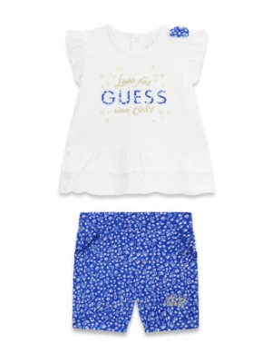 Guess Komplet t-shirt i spodenki A6GG04 K6YW4 Niebieski Regular Fit