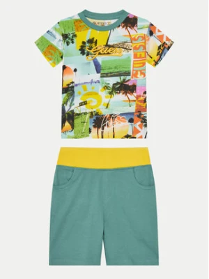 Guess Komplet t-shirt i spodenki N5GG11 K8HM4 Kolorowy Regular Fit