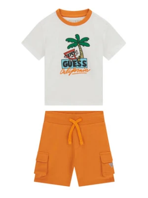 Guess Komplet t-shirt i spodenki N6GG02 K8HM4 Kolorowy Regular Fit