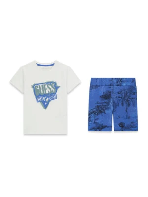Guess Komplet t-shirt i spodenki N6GG05 K8HM4 Kolorowy Regular Fit