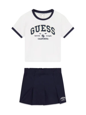 Guess Komplet t-shirt i spódniczka J6GG00 K6YW0 Granatowy Regular Fit