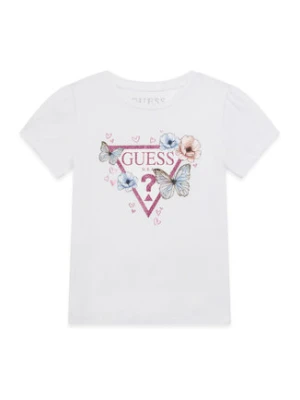 Guess Komplet t-shirt i spódniczka K6RG07 K6YW0 Biały Regular Fit