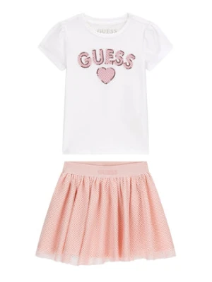 Guess Komplet t-shirt i spódniczka K6RG09 K6YW0 Kolorowy Regular Fit