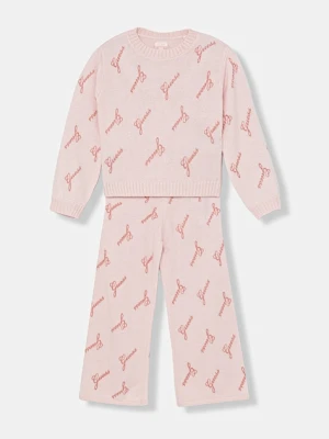 Guess komplet z dodatkiem wełny dziecięcy