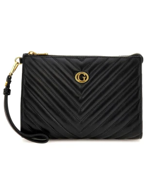 Guess Kopertówka w kolorze czarnym - 24 x 10 x 17 cm rozmiar: onesize
