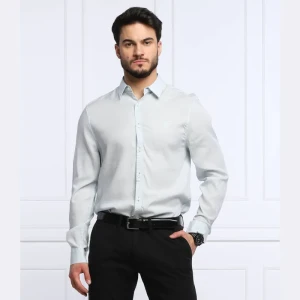 GUESS Koszula COLLINS | Regular Fit | z dodatkiem lnu