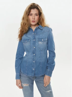 Guess Koszula jeansowa Equity W4RH76 D59K2 Niebieski Slim Fit